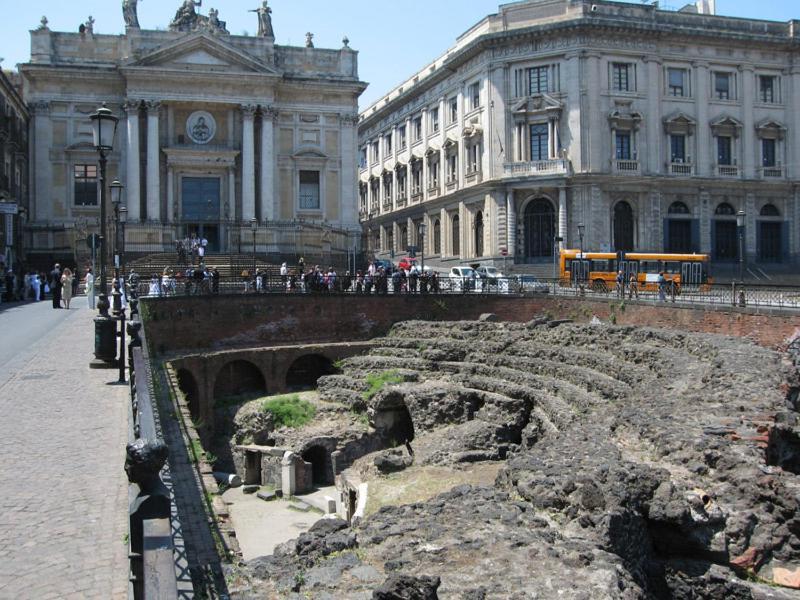 Casa Terme Della Rotonda Catânia Exterior foto