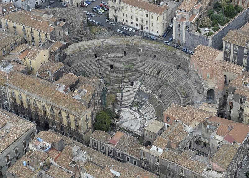 Casa Terme Della Rotonda Catânia Exterior foto